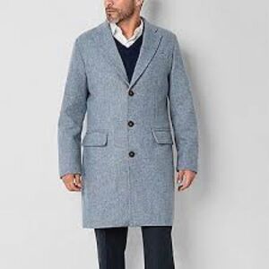 Stafford Mens Water Resistant Midweight Topcoat Coat Sz XL Retail $240